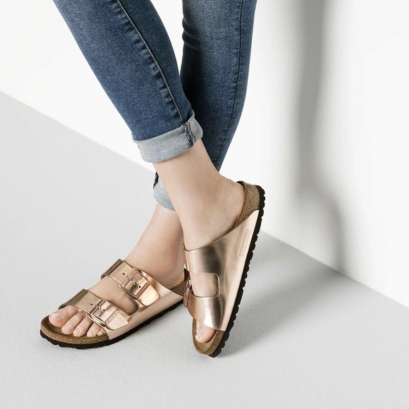 Birkenstock Shoes - Birkenstock Arizona Metallic Sandal 41 N